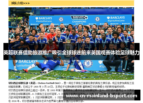 英超联赛借助旅游推广吸引全球球迷前来英国观赛体验足球魅力